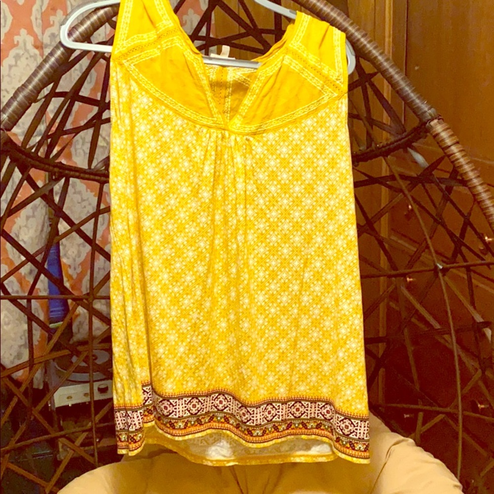 Ellane Rose Yellow tank top 🌼